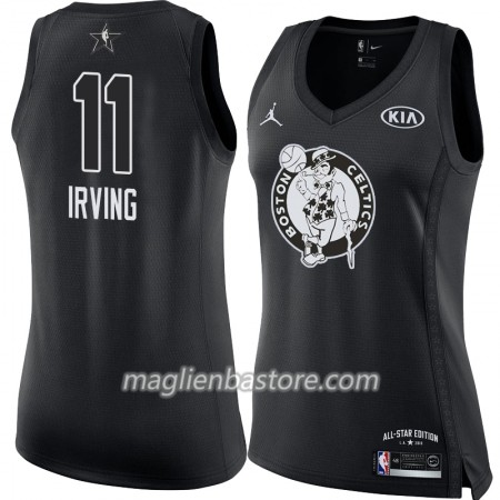 Maglia NBA Boston Celtics Kyrie Irving 11 2018 All-Star Jordan Brand Nero Swingman - Donne